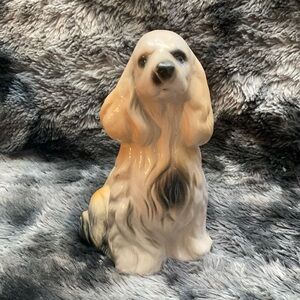 Vintage Porcelain Cocker Spaniel Dog
Figurine Made In JAPAN